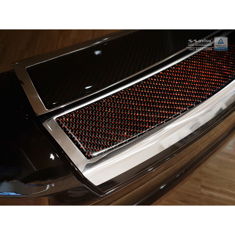 RVS Achterbumperprotector 'Deluxe' Volvo XC60 2013-2016 Chroom/R
