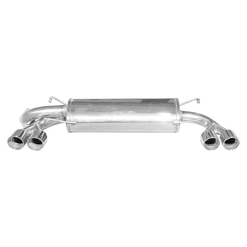 100% RVS Dubbele Sportuitlaat  Subaru Impreza 4WD 2.5T WRX STI 08MY 300pk 2008- 2x80mm X-Race