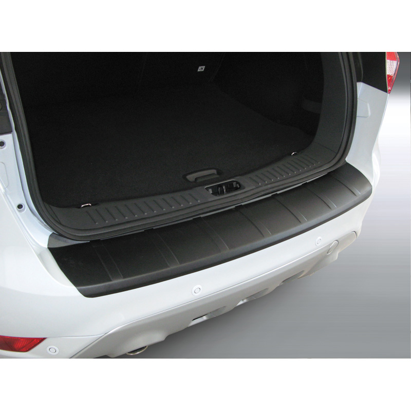 ABS Achterbumper beschermlijst  Ford Kuga MK1 2008-2013 Zwart 'Ribbed'