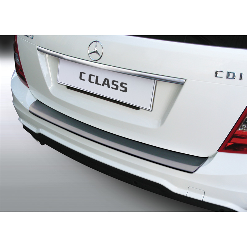 ABS Achterbumper beschermlijst  Mercedes C-Klasse W204 Estate 2011-2014 Zwart
