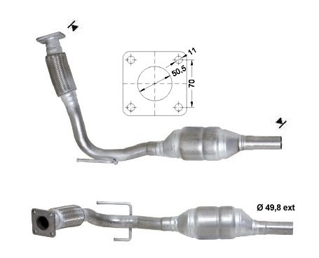 VW POLO 1.7D SDi 1716 cc 44 Kw / 60 cv AKU Magnaflow CAT Bouwjaa