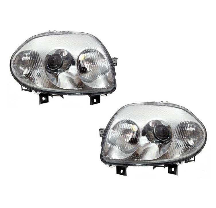 Faros Renault Clio B cromo