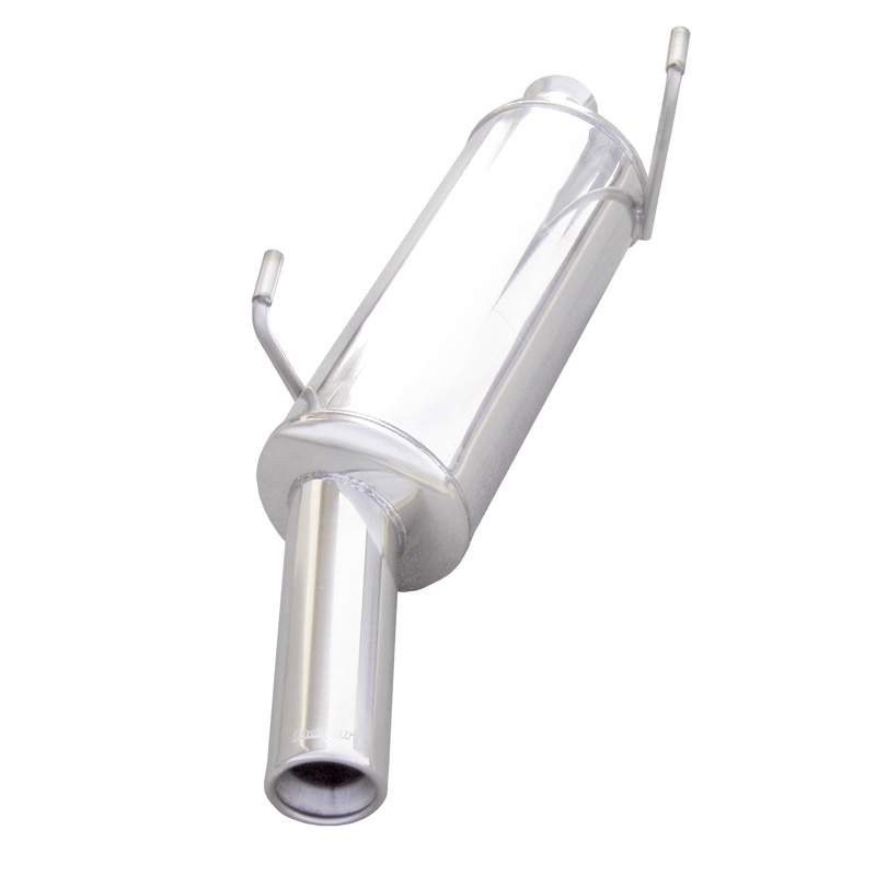 100% RVS Sportuitlaat  Peugeot 206 1.4 (75pk) 2001- 80mm