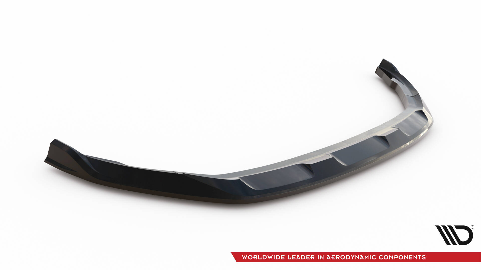 Voorspoiler V.1 Skoda Kamiq Monte Carlo MK1 Facelift Maxton Glanzend zwart