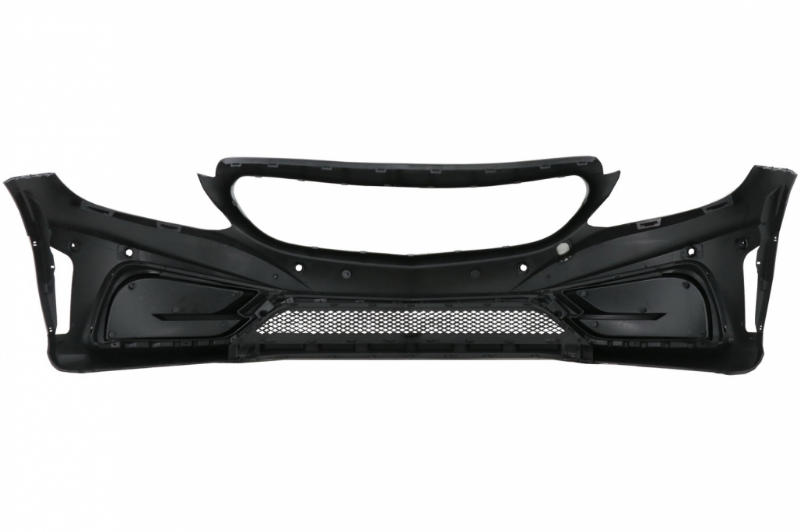 Voorbumper Mercedes W205 S205 C63 Zwart