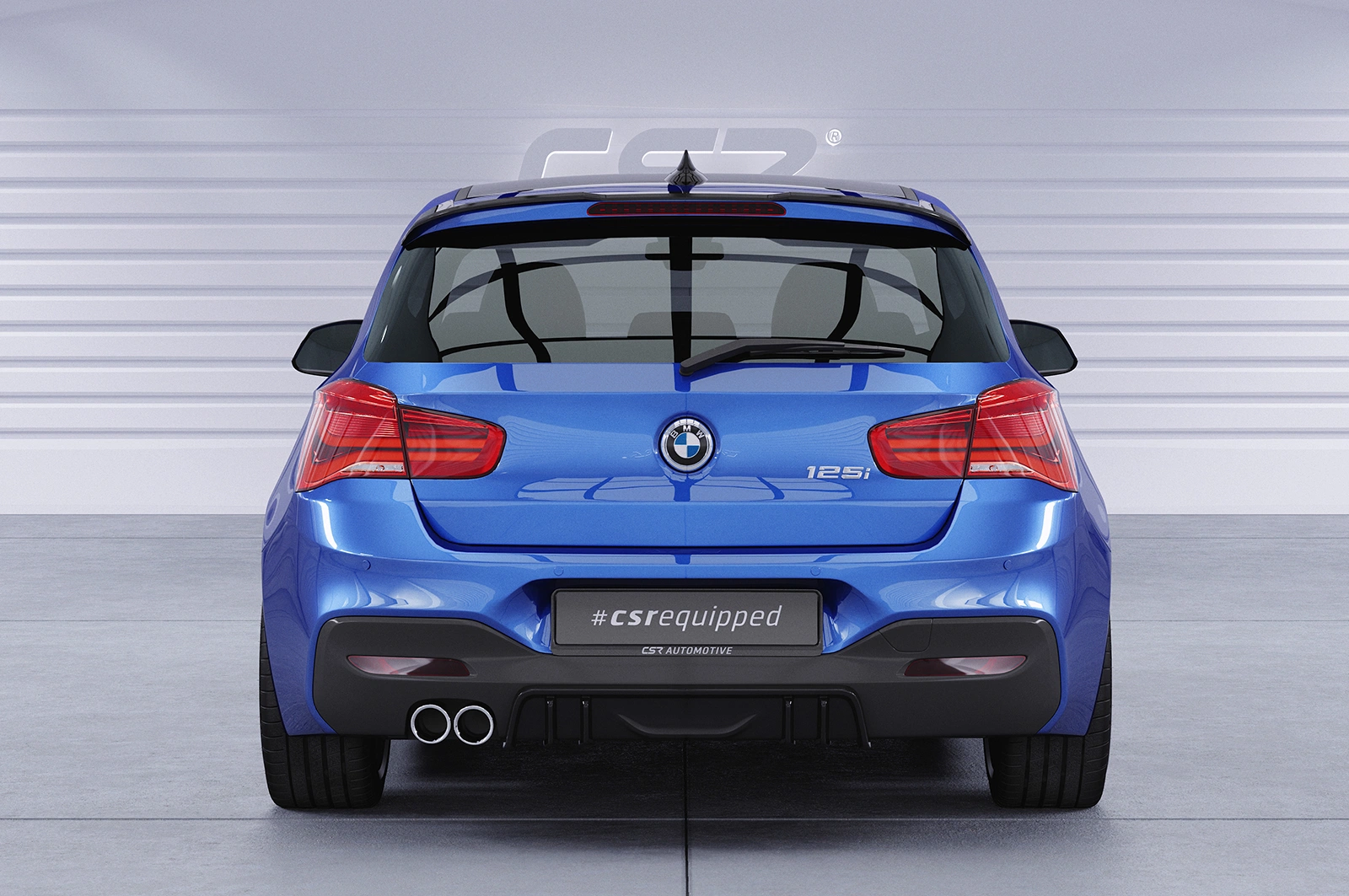 Achterspoiler BMW 1 Serie F20/F21 glans zwart – CSR Automotive