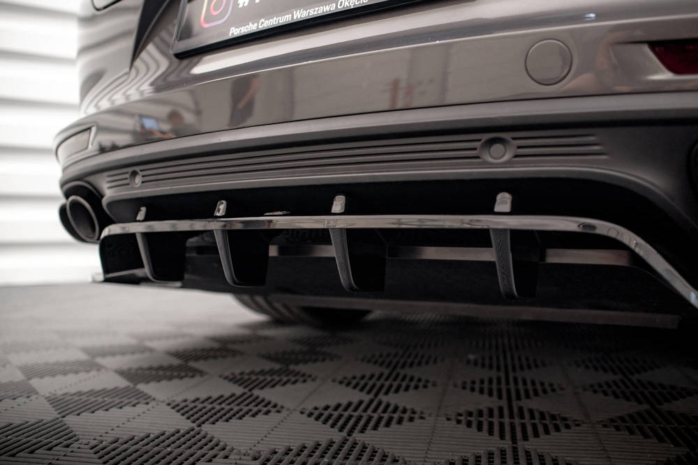 Diffuser Porsche Panamera E-Hybrid 971 Maxton Glans Zwart