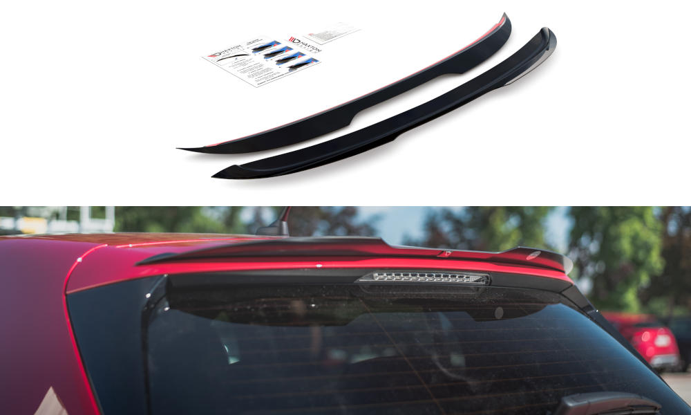 Spoiler Cap Peugeot 308 GT MK2 Facelift 18-.. Glans Zwart