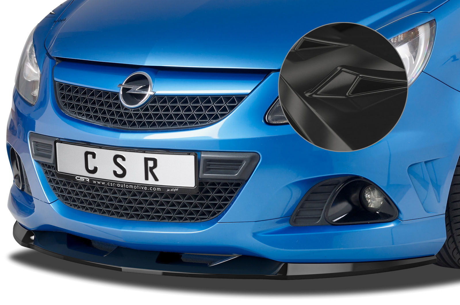 Voorspoiler Opel Corsa D OPC glans zwart 03/2007–10/2014