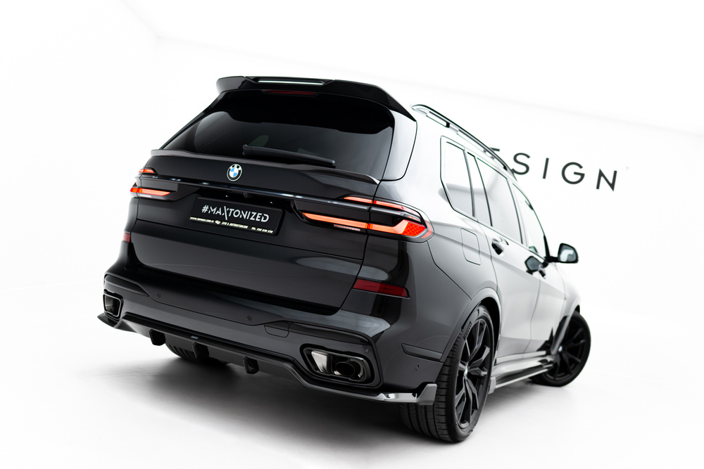 Carbon Fiber Spoiler Cap BMW X7 M-Pack G07 Facelift Maxton