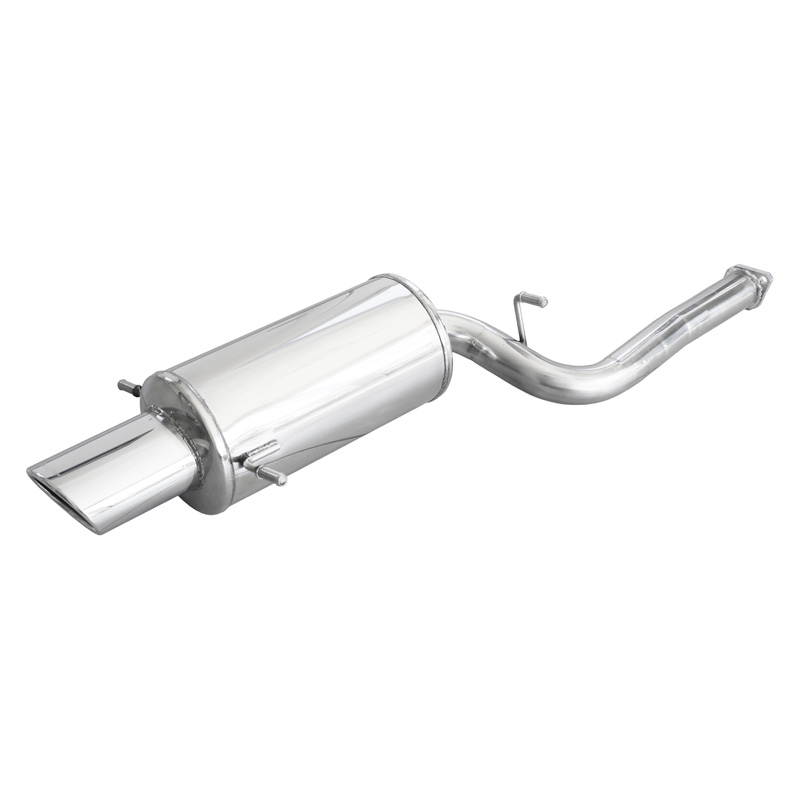 100% RVS Sportuitlaat  Subaru Impreza 4WD 2.5 WRX (230pk) 2006- 150x105mm