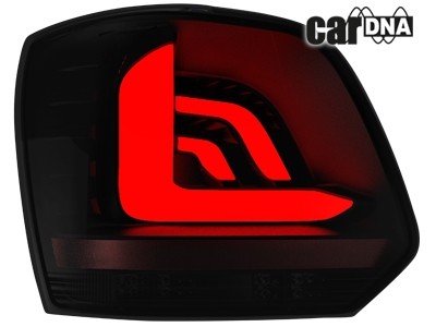 Taillights VW Polo 6R 09- black/Smoke LED Cardna
