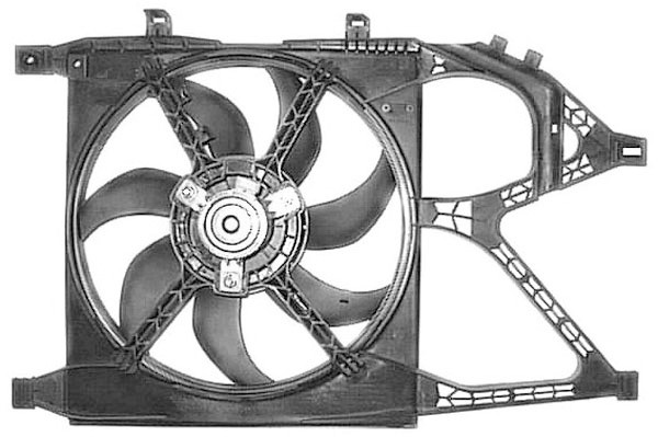 Radiator FAN CORSA C 00-04 335mm 1.2I-16V -AC