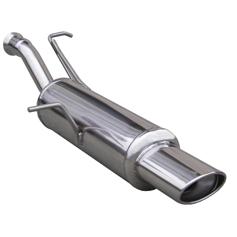 100% RVS Sportuitlaat  Peugeot 307 1.6 16v (110pk) 2001- 120x80mm