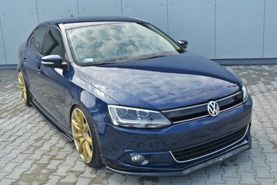 Voorspoiler VW Jetta MK6 Glans Zwart