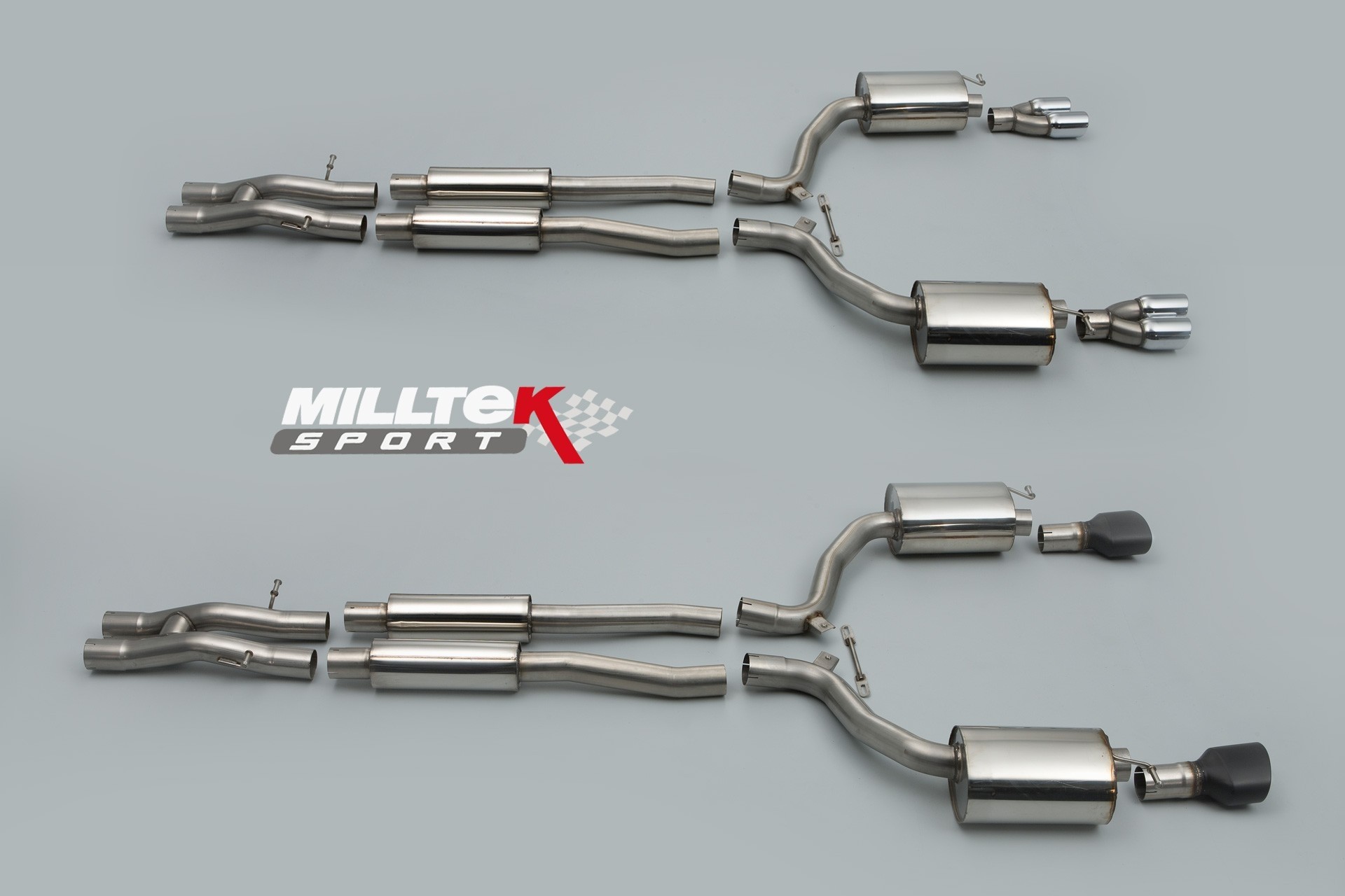 Milltek Audi RS6 4F 5.0 V10 Bi-Turbo quattro cat-back systeem me
