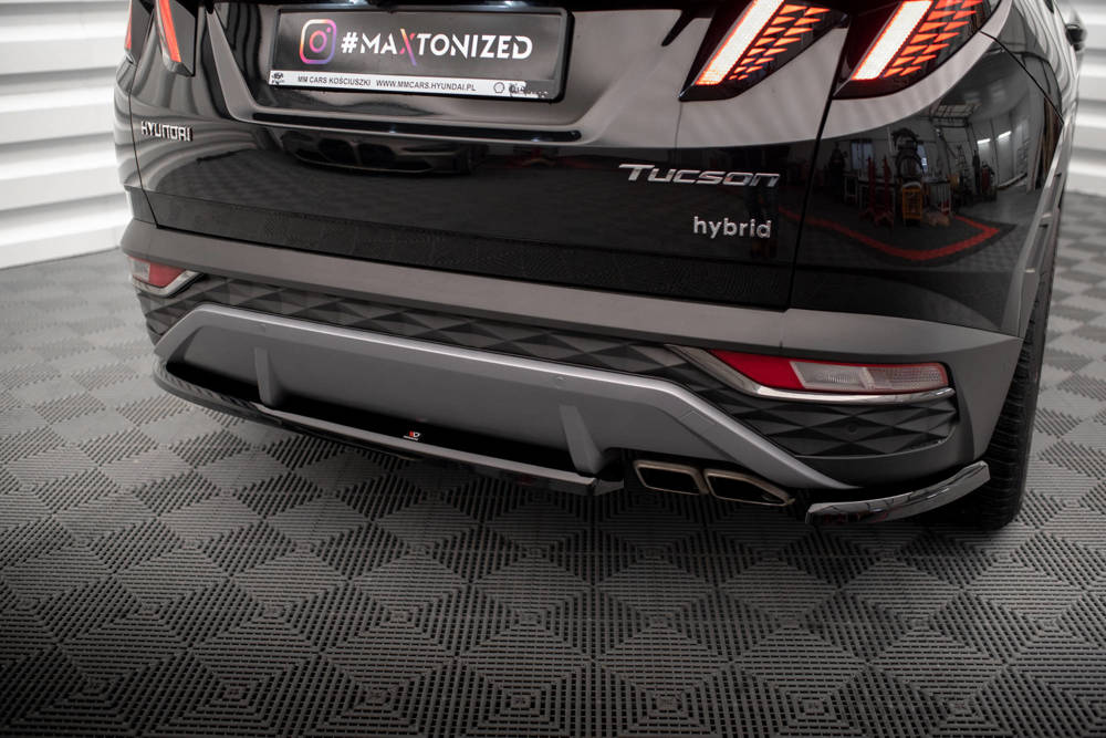 Diffuser Hyundai Tucson Mk4 2020 -  Maxton Glans Zwart