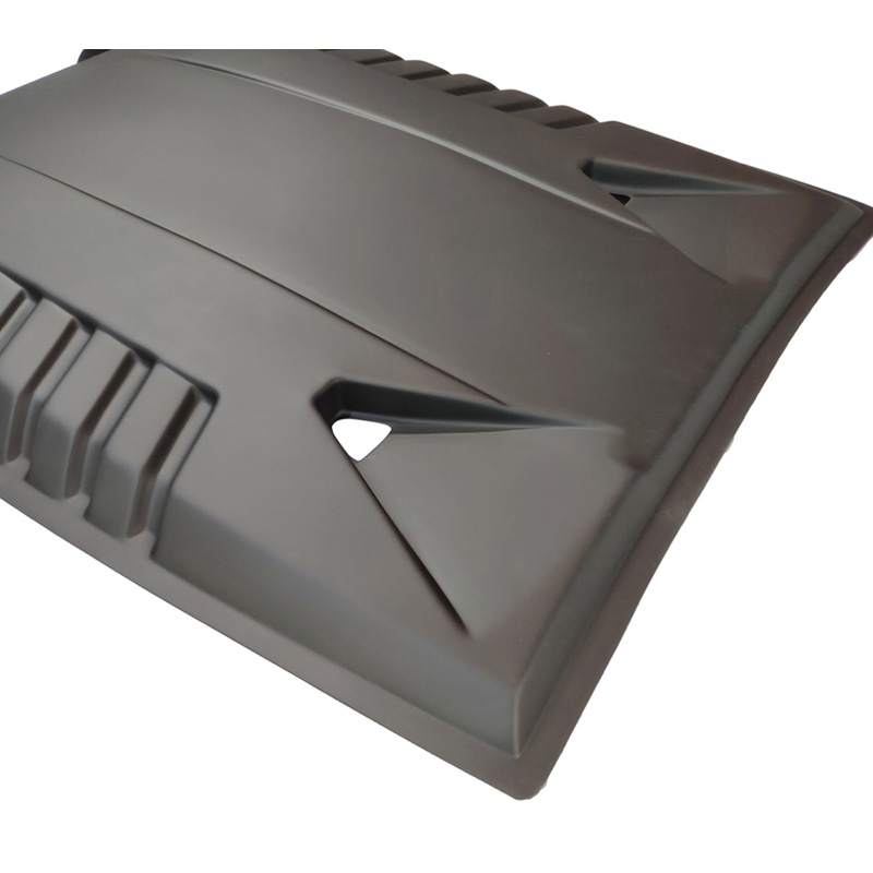 Motorkapluchtinlaat (Scoop)  Ford Ranger T6 2012-2015 - Matzwart