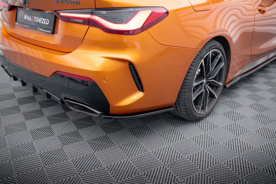 Zij Diffuser BMW 4 Serie M440i G22 Maxton Glans Zwart V.1