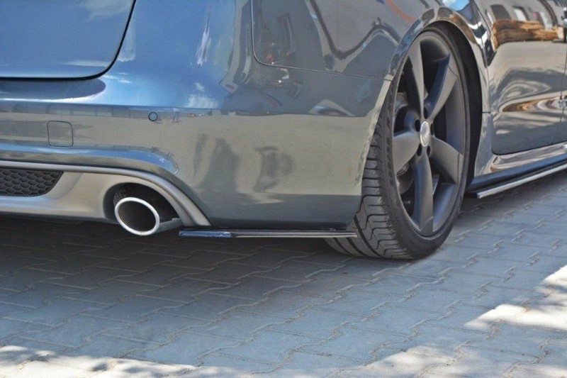 Achterzij Spoilers Audi A6 C7 S-line Avant Glanzend Zwart