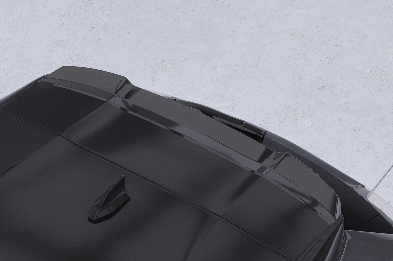 Achterspoiler Peugeot 2008 II / e-2008 glans zwart