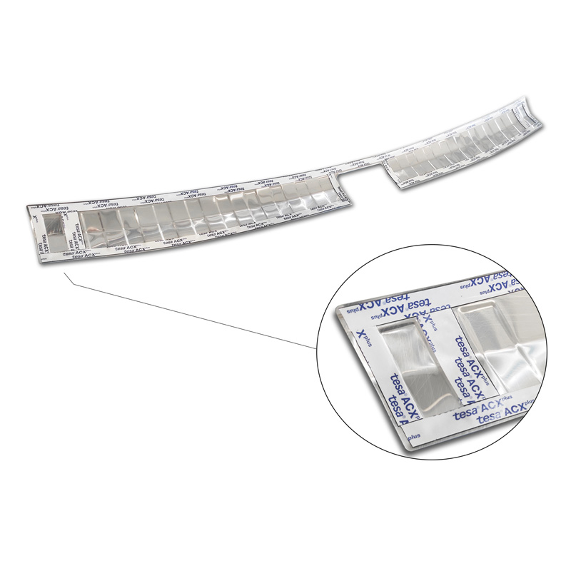 RVS Binnenste Achterbumperprotector  Volkswagen Tiguan 2016-2020 & FL 2020-2024 'Ribs'