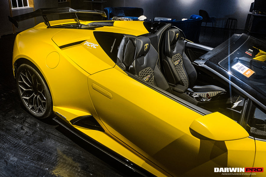 Lamborghini Huracan EVO 4WD OD Style Dry Carbon Zijskirts 2019-2022