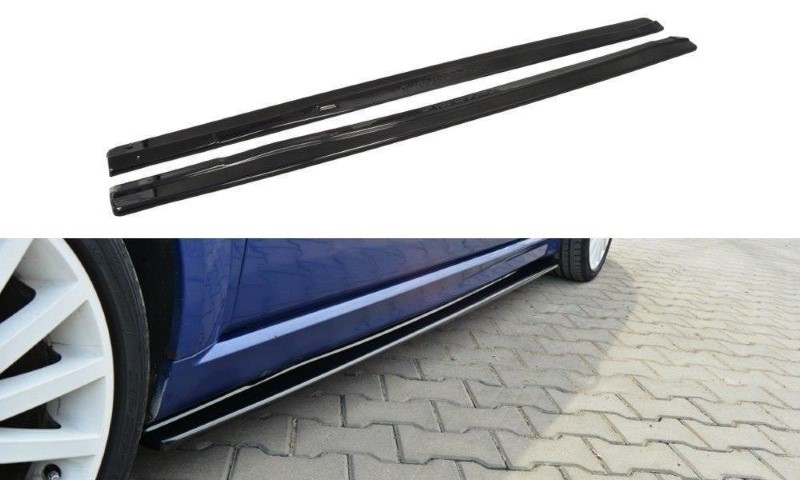 Zijskirts Diffusers Ford Mondeo Mk3 ST220 Glanzend Zwart