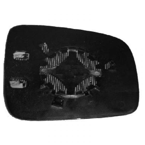 BuitenSpiegel glas links VW CADDY 04->> VERWARMBAAR/CONVEX
