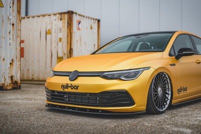 Voorspoiler Volkswagen Golf 8 Maxton Glans Zwart