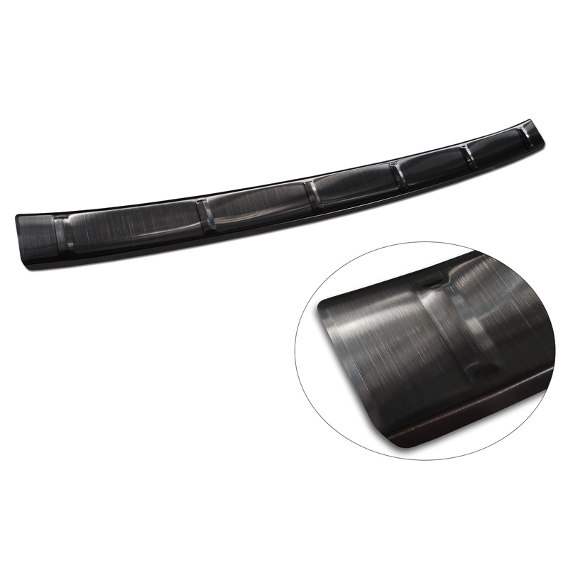 Zwart RVS Achterbumperprotector  Honda Civic XI HB 2022- 'Ribs'