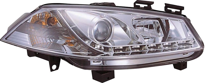 Faros Renault Megane 03-.. LED Los ojos del Diablo Dayline cromo