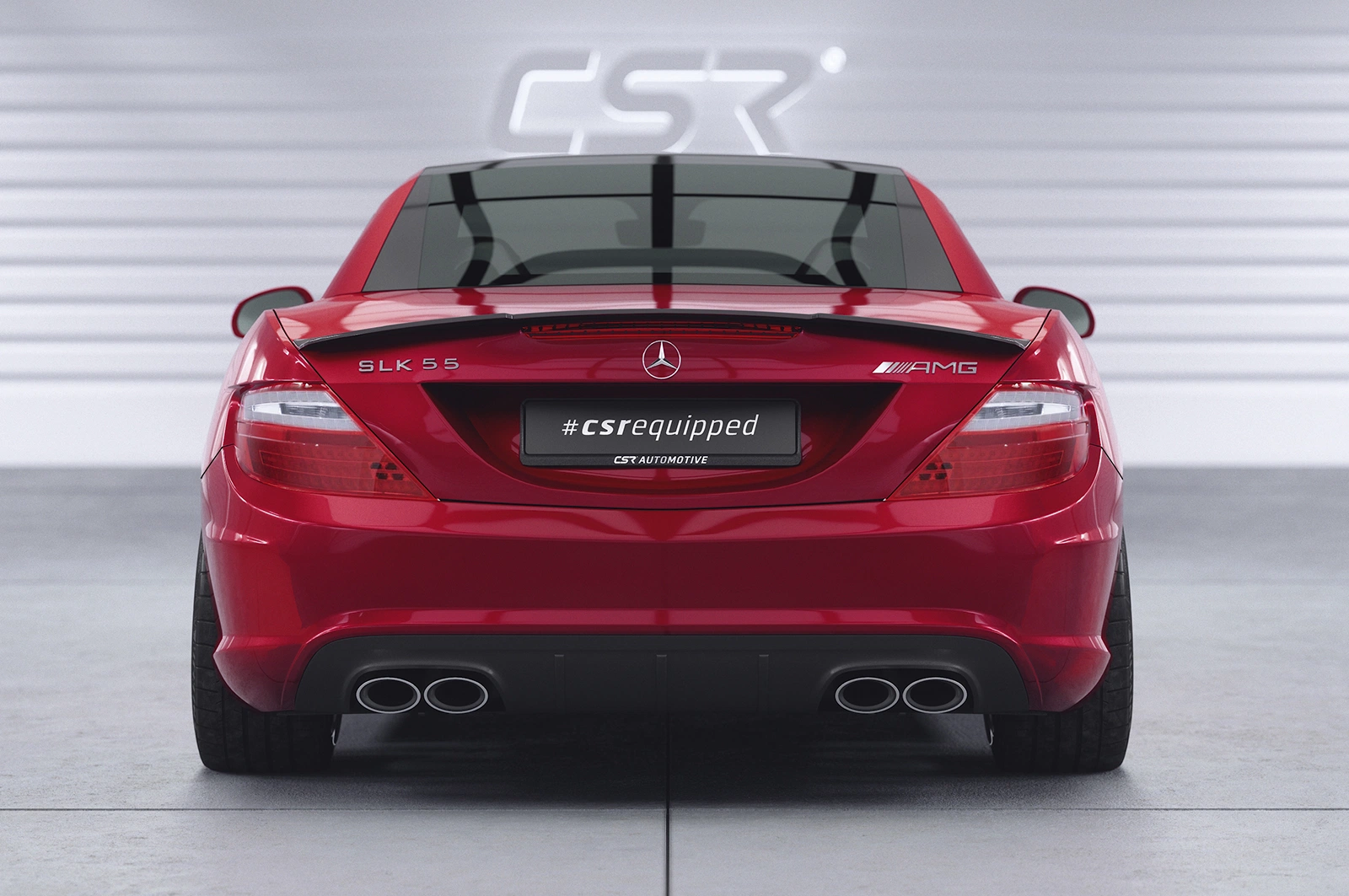 Achterspoiler Mercedes-Benz SLK SLC R172 glans zwart 03/2011– van CSR Automotive