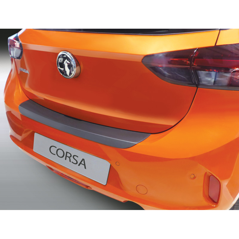 ABS Achterbumper beschermlijst  Opel Corsa F 5 deurs 2019-  Zwart