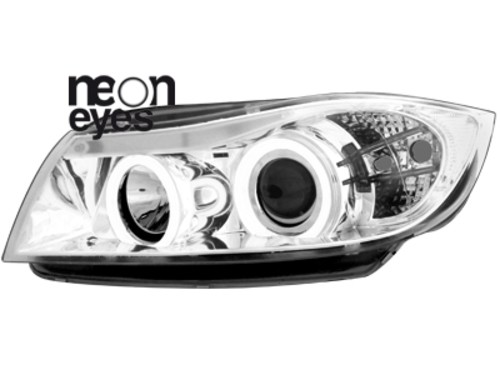 Faros BMW E90/E91 Angel Eyes Ice CCFL