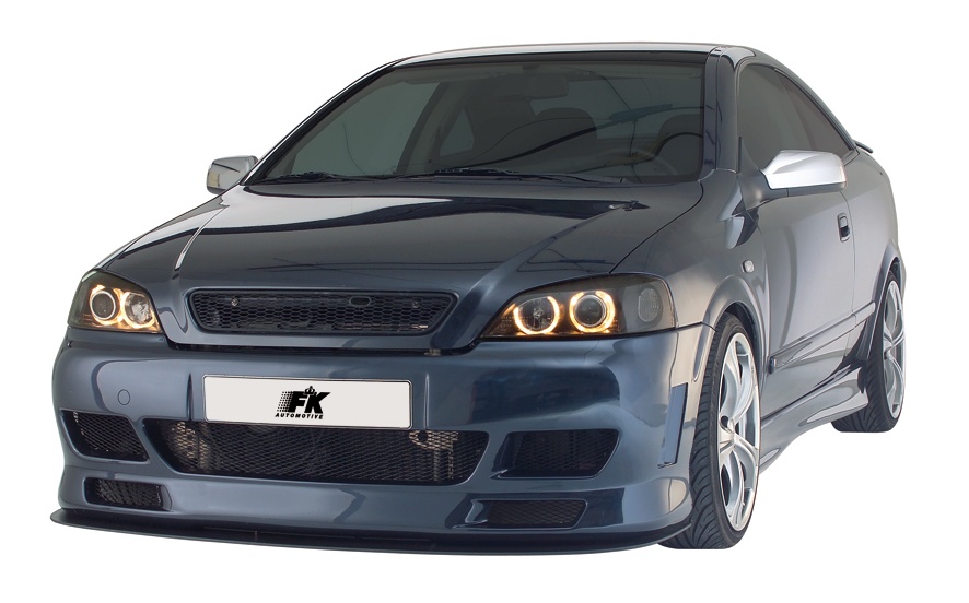 Faros Opel Astra G Angel Eyes negro