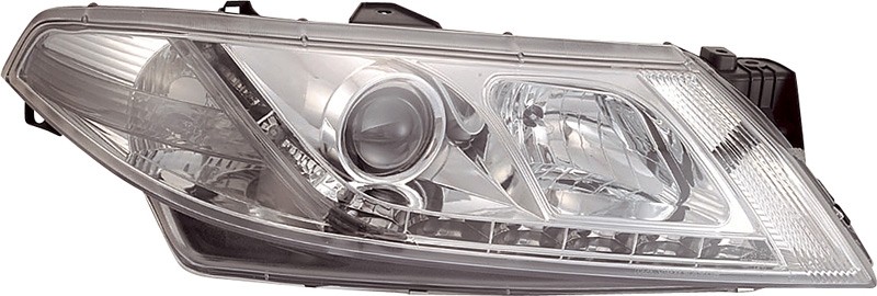 faros kit Renault Laguna 01-07 cromo + Luz de marcha diurna O