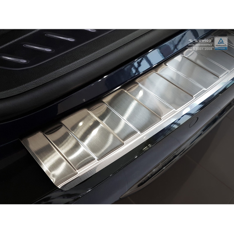 RVS Achterbumperprotector  BMW 5-Serie G31 Touring 2017-2020 excl. M-Sport 'Ribs'