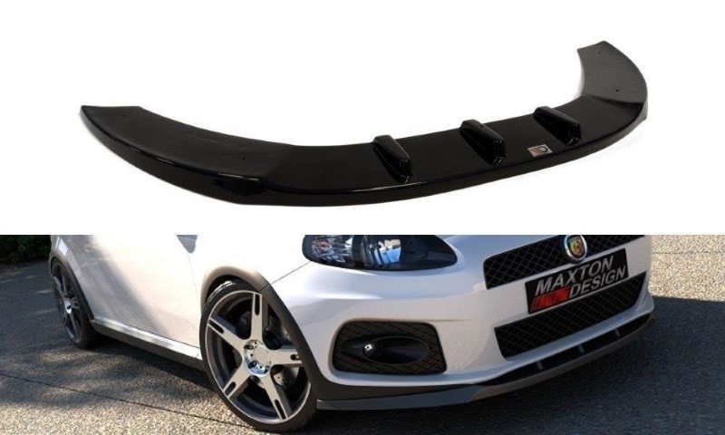Voorspoiler Fiat Grande Punto Abarth V.1 Glanzend Zwart