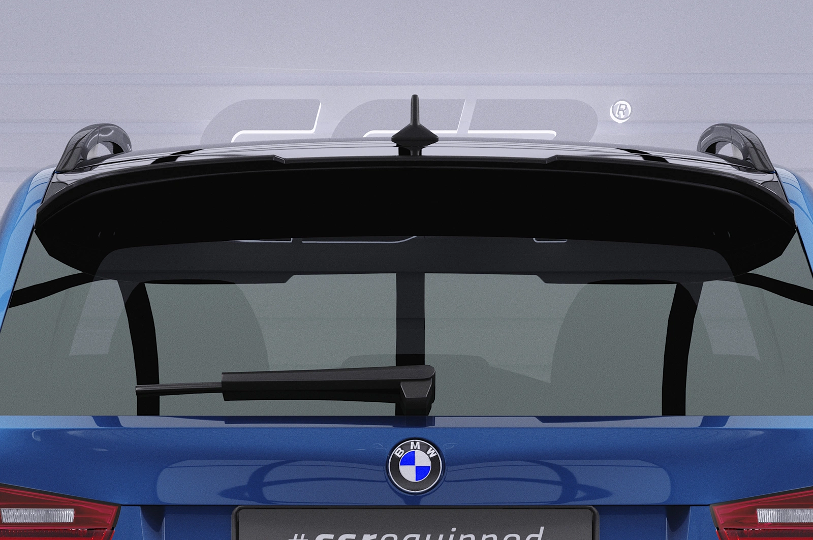 Achterspoiler BMW 3er E91 (09/2005–05/2012) Glans Zwart – CSR Automotive