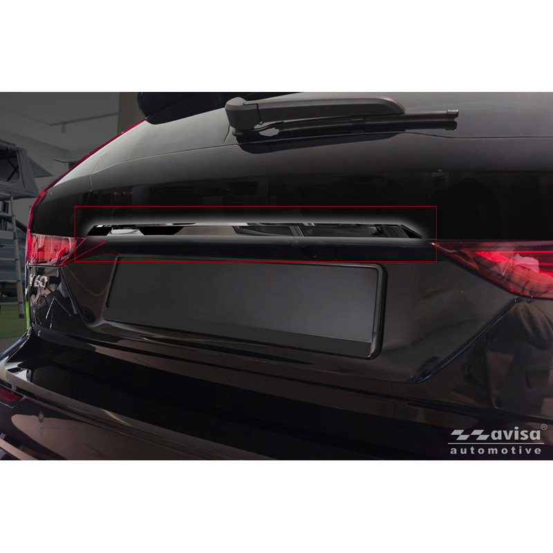 Avisa Zwart Chroom RVS Kofferbak Sierlijst  Volvo V60 II 2018-