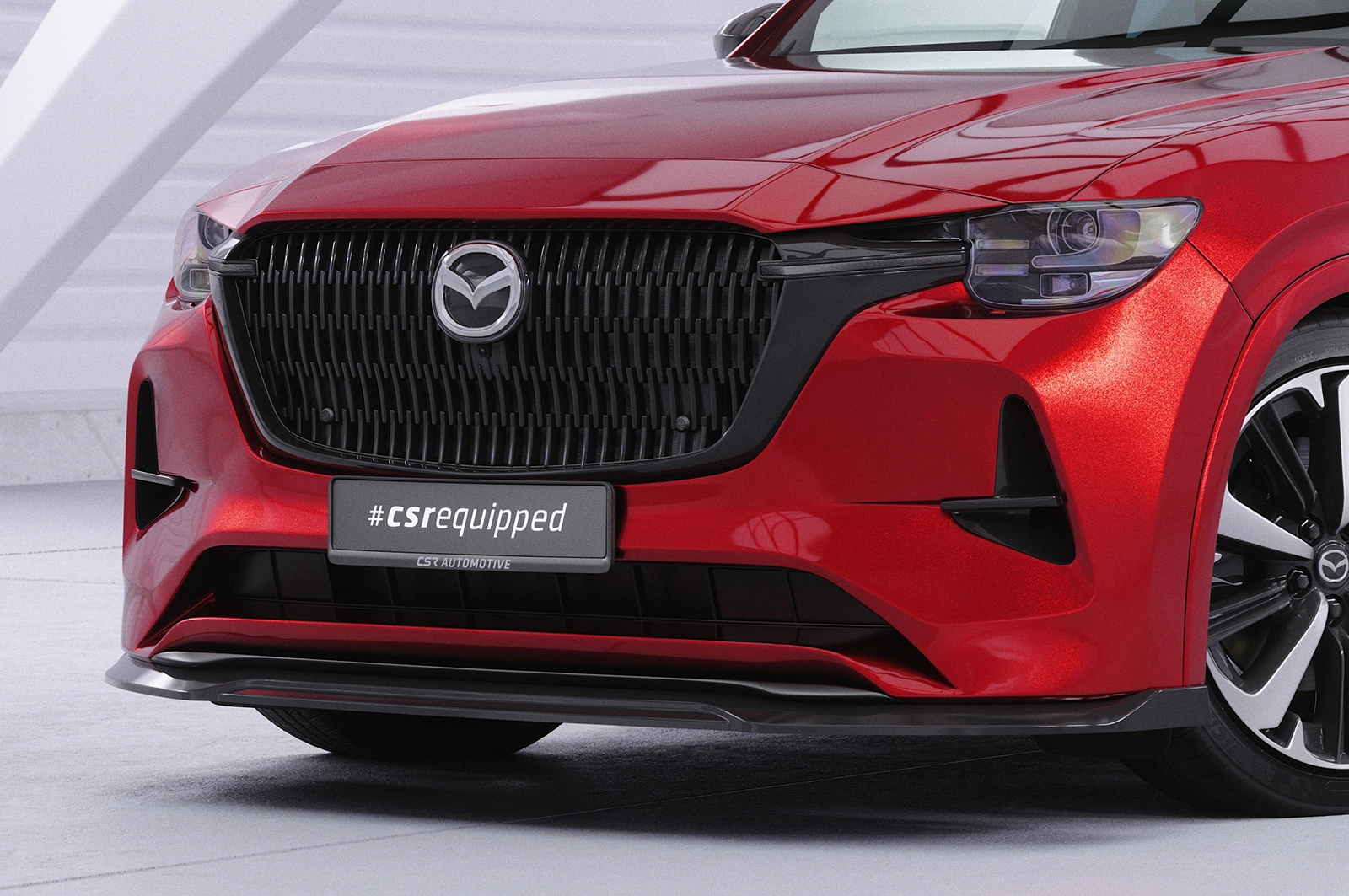 Voorspoiler Mazda CX-60 Homura / Takumi CSR glans zwart (vanaf 2022)