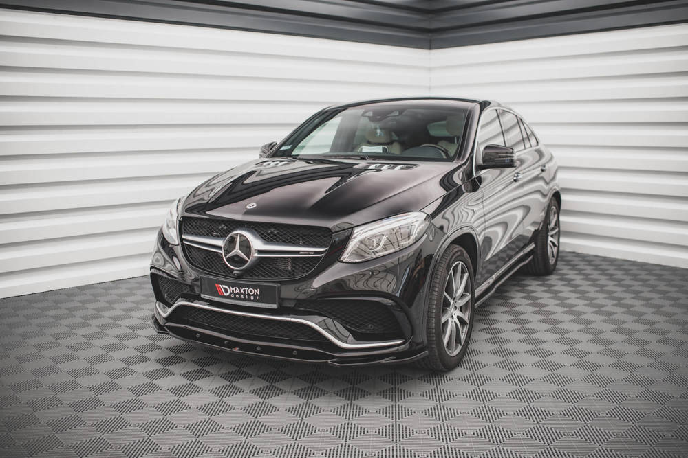 Voorspoiler V.2 Mercedes GLE 63 AMG Maxton Design glans zwart
