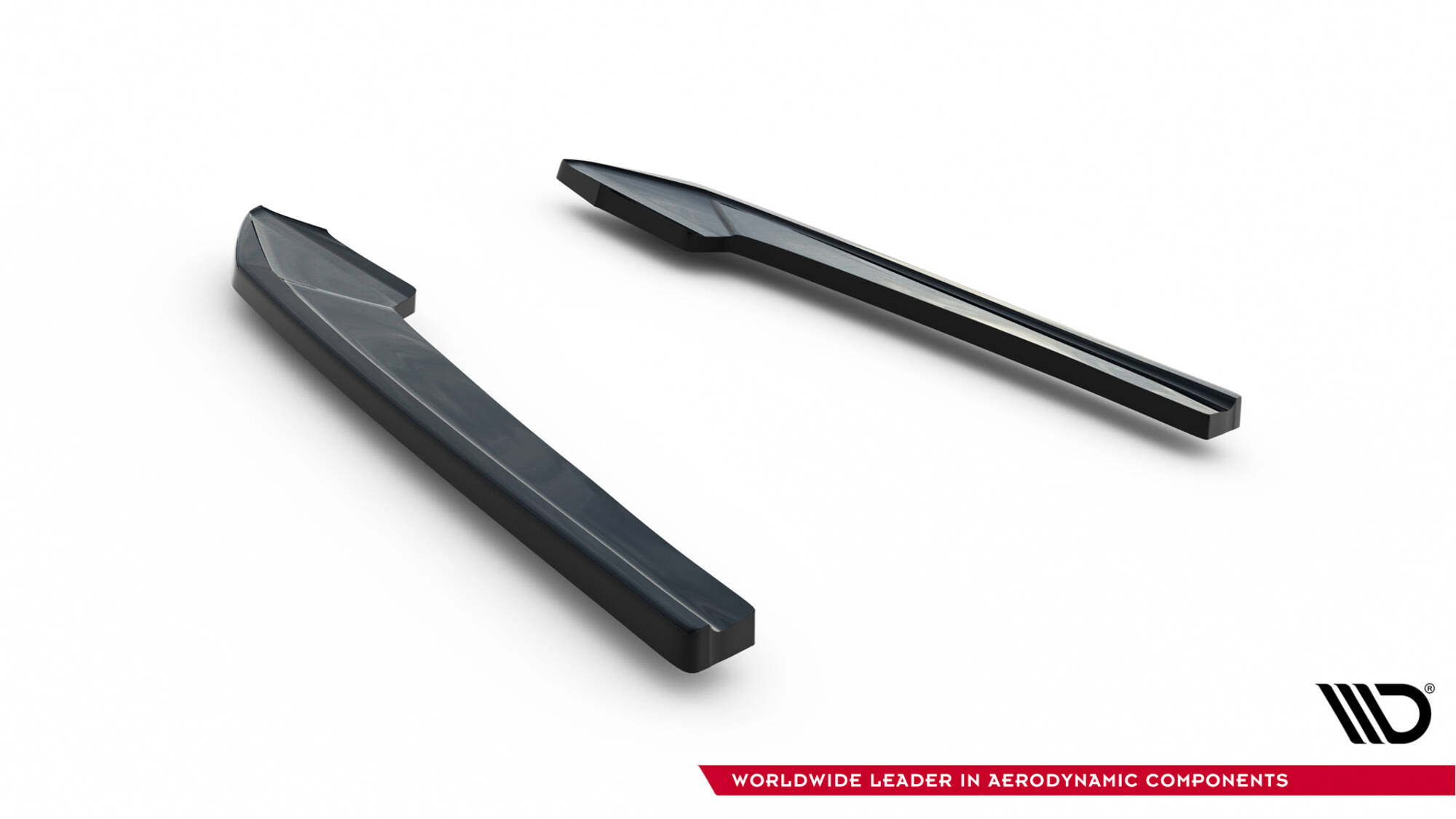 Achterzij Spoilers Audi A4 S-line B9 Maxton Glanzend zwart