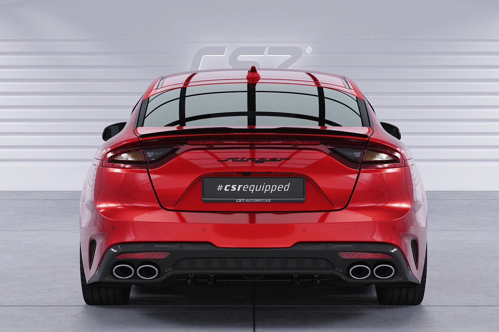 Achterspoiler Kia Stinger GT glans zwart 2017– van CSR Automotive
