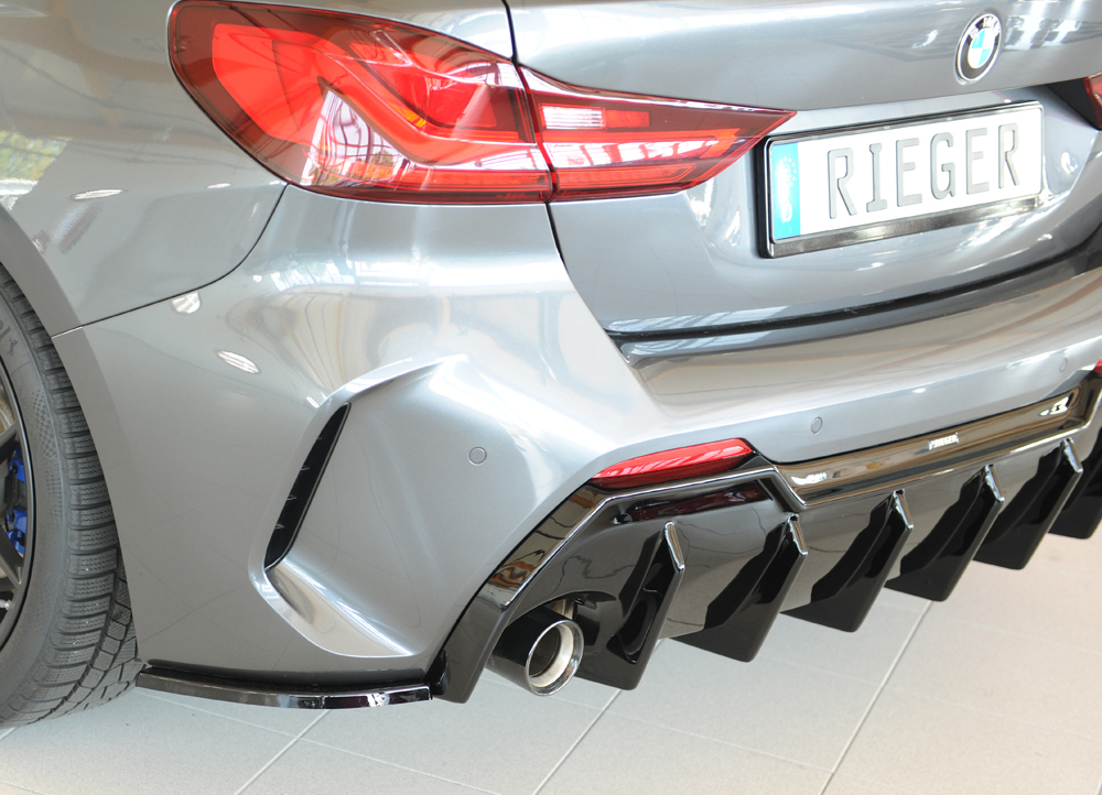 Zijdiffuser BMW 1 Serie F40 Rieger Glans Zwart