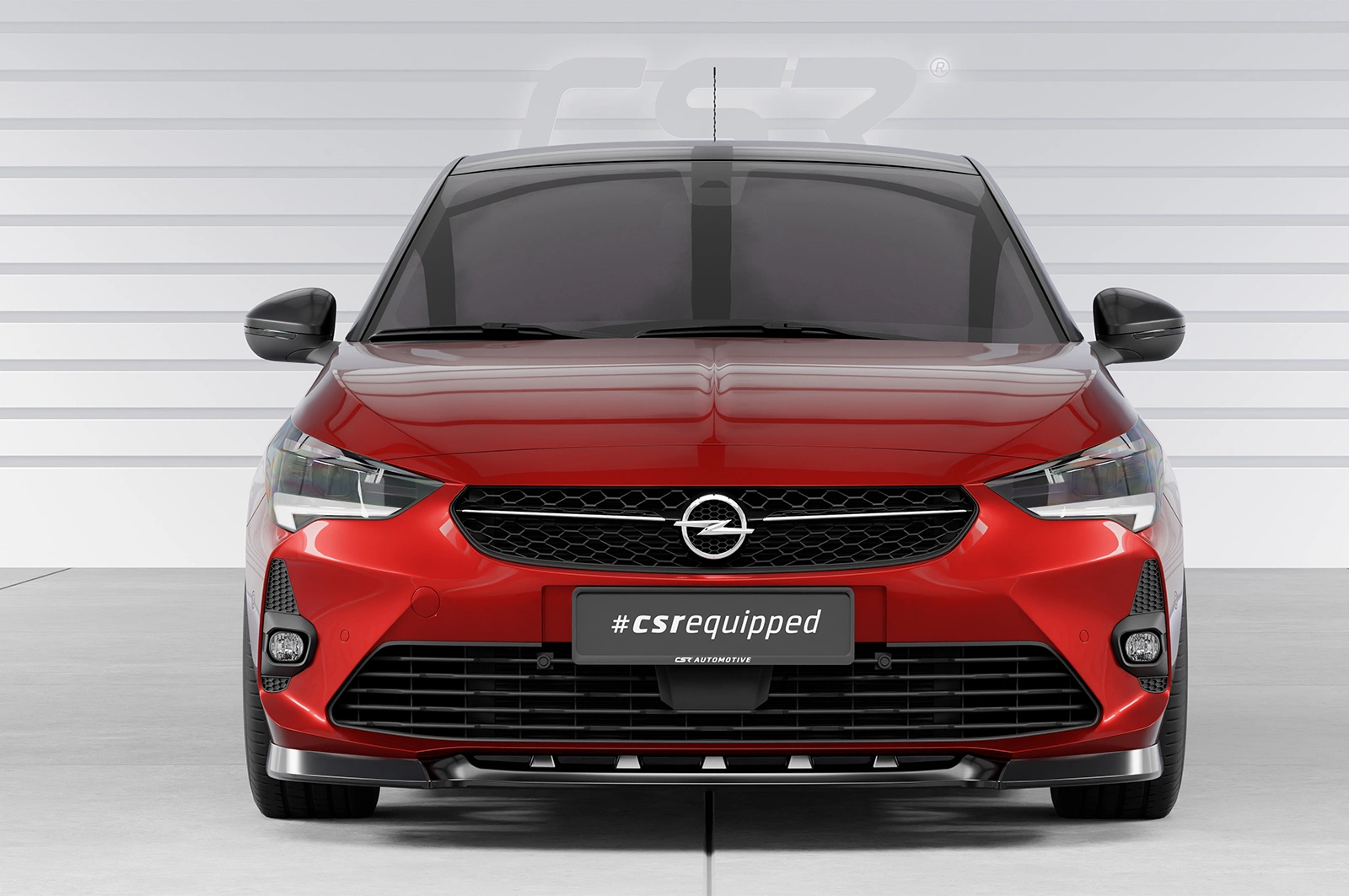 Voorspoiler Opel Corsa F GS-Line glans zwart 07/2019–