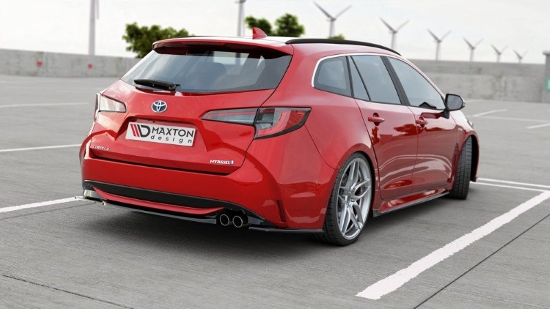 Zij Splitters Toyota Corolla XII Touring Sports Glans Zwart
