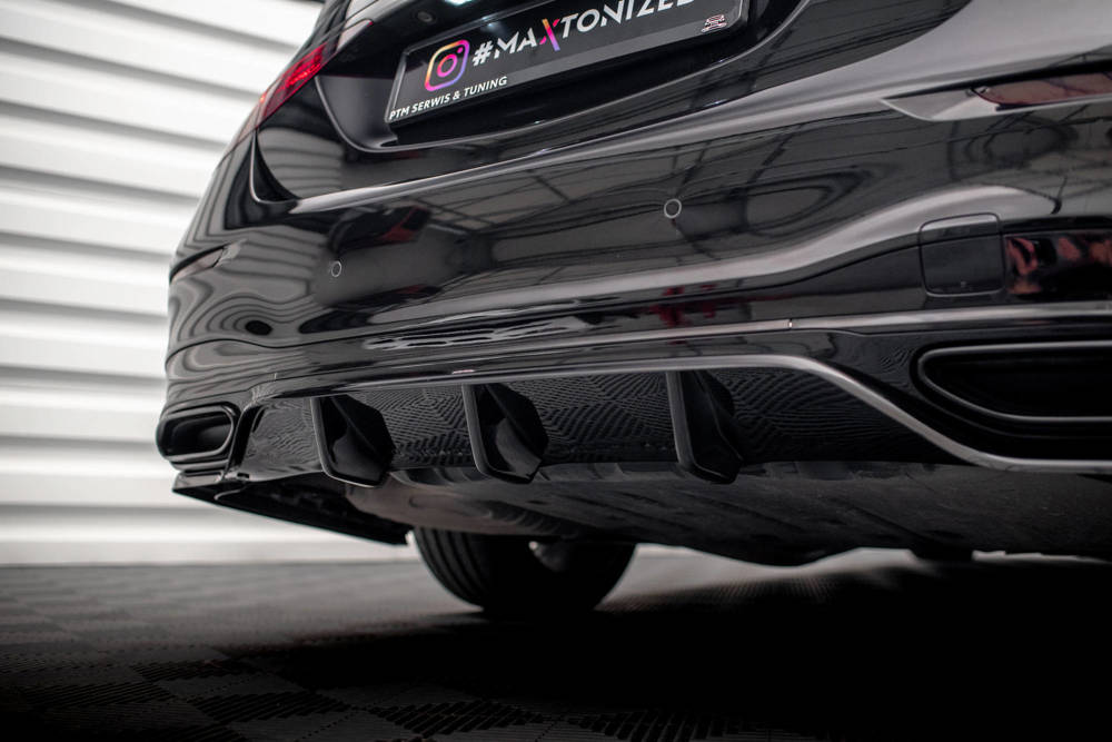 Diffuser Mercedes S Klasse W223 AMG Pakket Maxton Glans Zwart