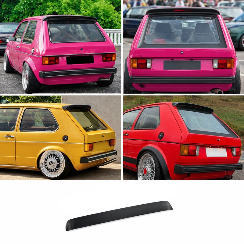Dakspoiler  Volkswagen Golf I 1974-1985 (ABS Matzwart)